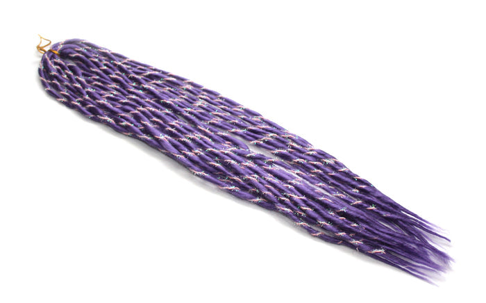 Mix Coloured  Singular Dread Locks (Double Ended) - Elysee Star