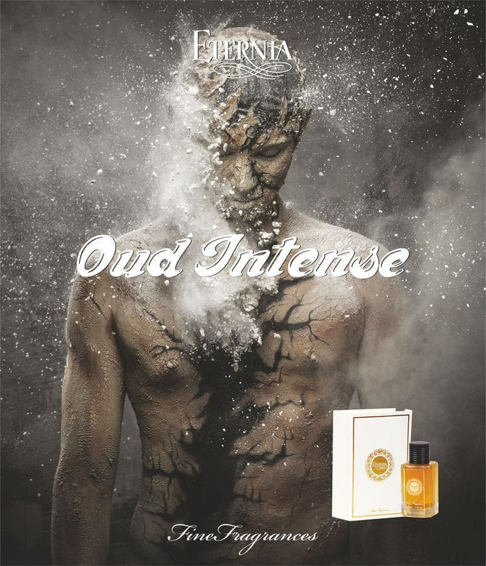Eternia® Oud Intense Eau de Parfum 100 ml bottle with box