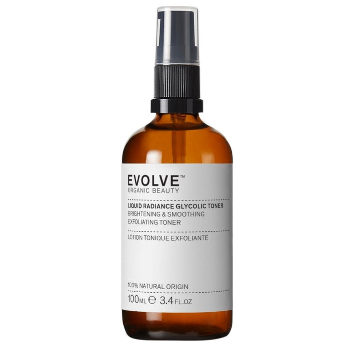 Evolve Organic Beauty Liquid Radiance Glycolic Toner Kasvovesi 100ml
