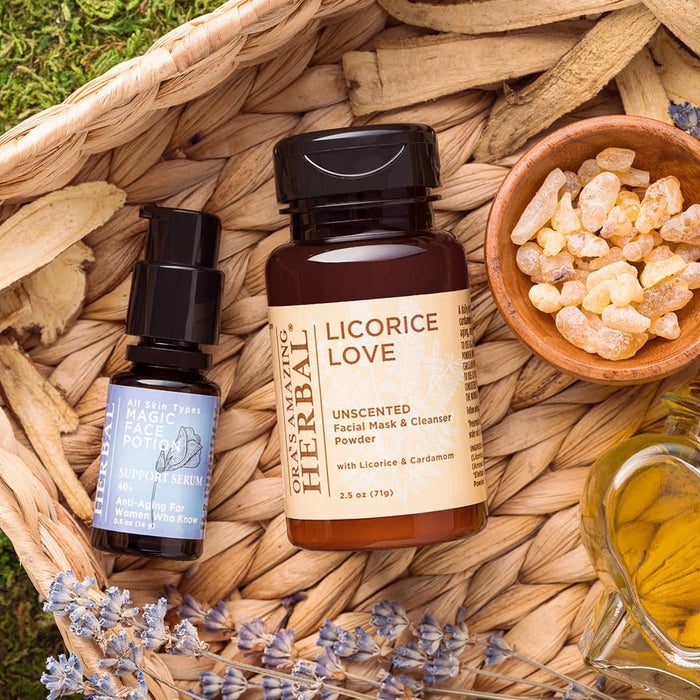 Face Love Magic Set Outdoor Lifestyle Magic Face Potion 0.5oz Bottle and Licorice Love Facial Cleanser 2.5oz Bottle