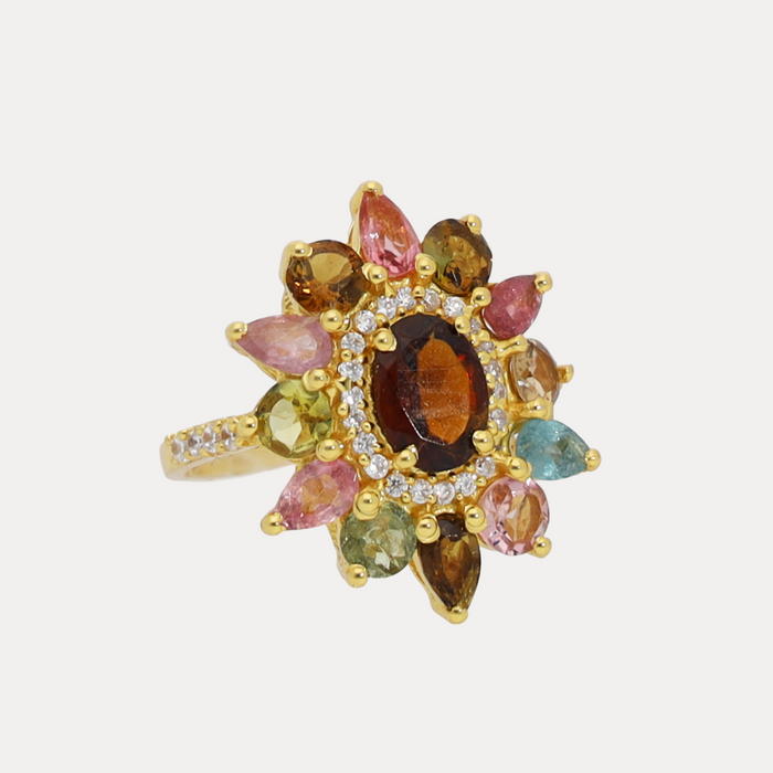 Topaz Flora Ring | BuDhaGirl