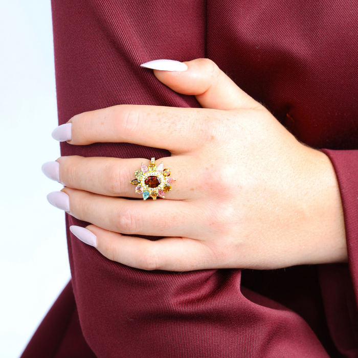 Topaz Flora Ring | BuDhaGirl