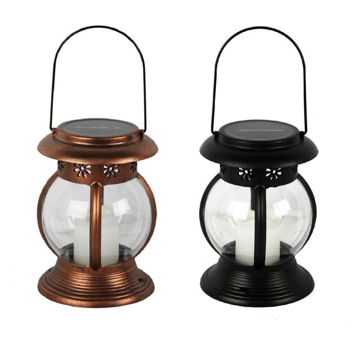 Frans Kopper Assorted Solar Lanterns (Set Of 2, Black & Bronze)