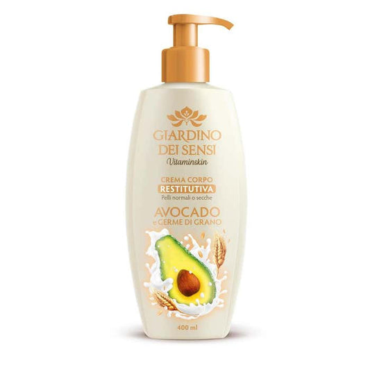 Giardino dei Sensi Avocado & Wheatgerm Restoring Body Cream 400 ml - EMPORIO ITALIANO