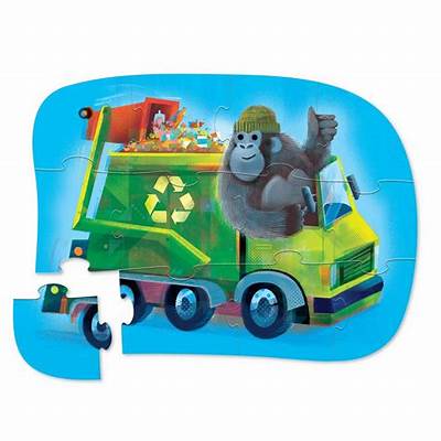 Go Gorilla Mini Puzzle 12 Pce