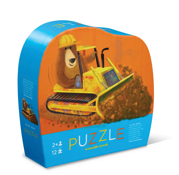 Go Mr. Bear Mini Puzzle 12 Pce