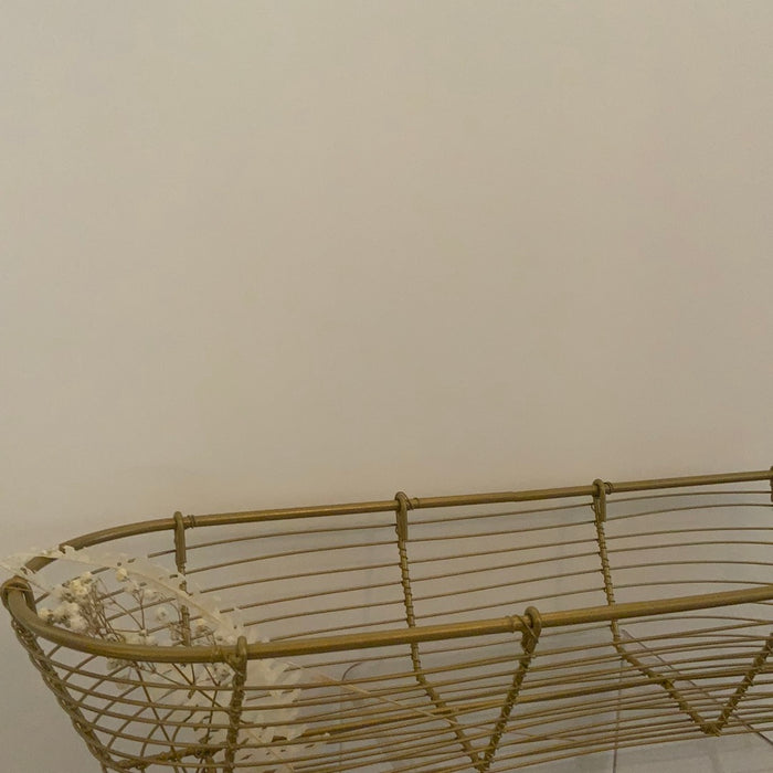 Gold Wire Basket