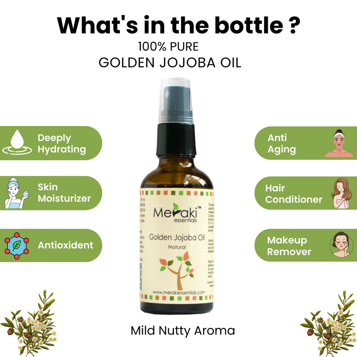 Golden jojoba oil - Meraki Essentials