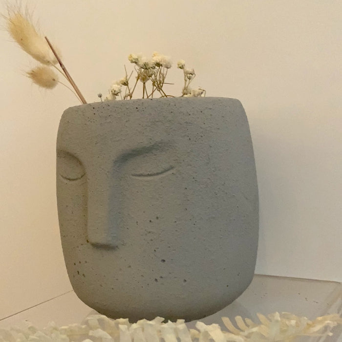 Grey Face Planter