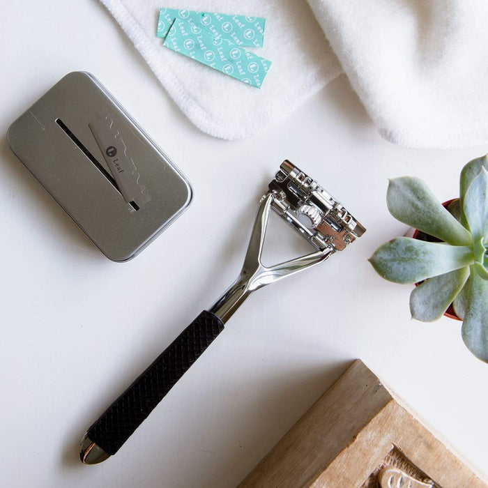 Grip Sleeve For Pivoting Head Stainless Steel Razor