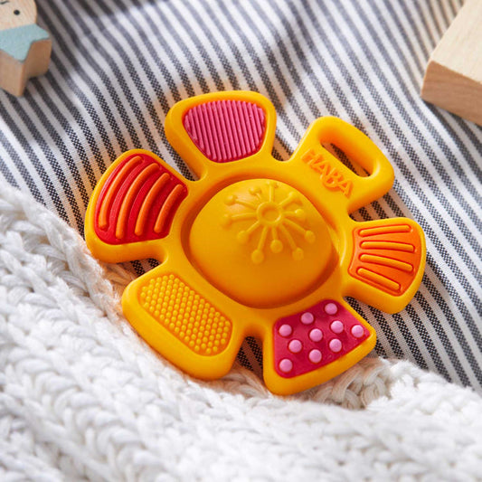 HABA Popping Silicone Teething Toy - Flower