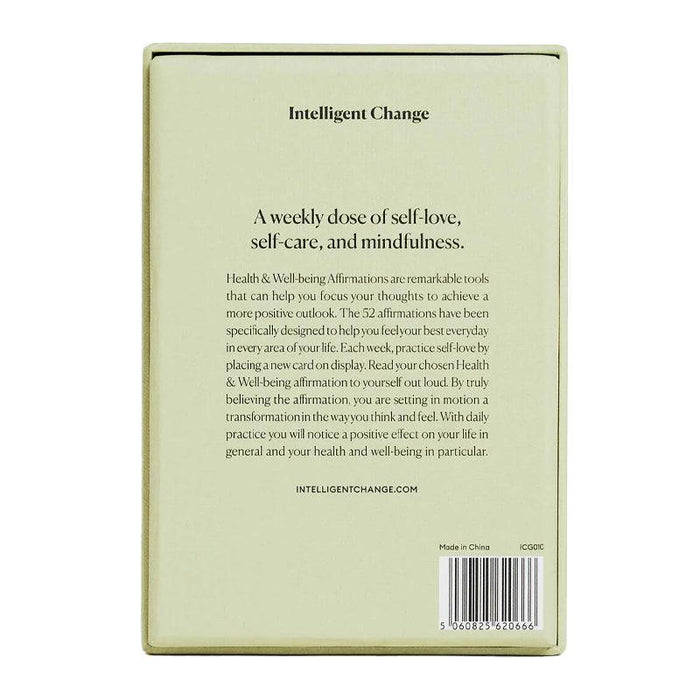 Health & Well - Being Mindful Affirmation - 52 Cards - Waha Lifestyle
