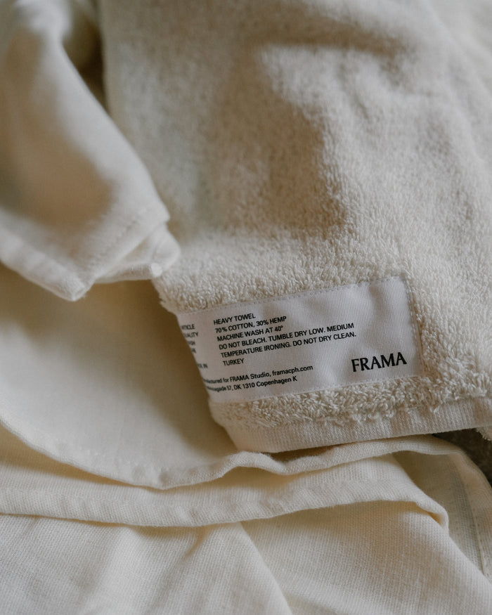 HEAVYTOWEL Bath Towel - Bone White
