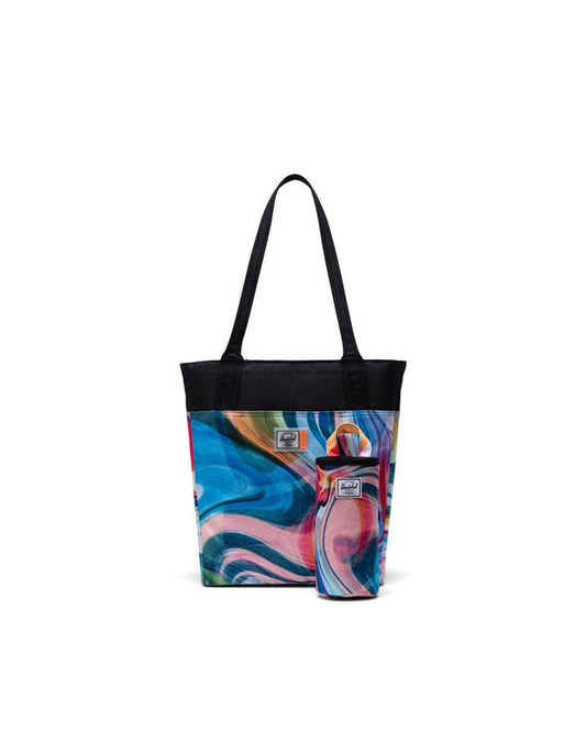 Herschel Alexander Zip Tote Small Insulated Paint Pour Multi