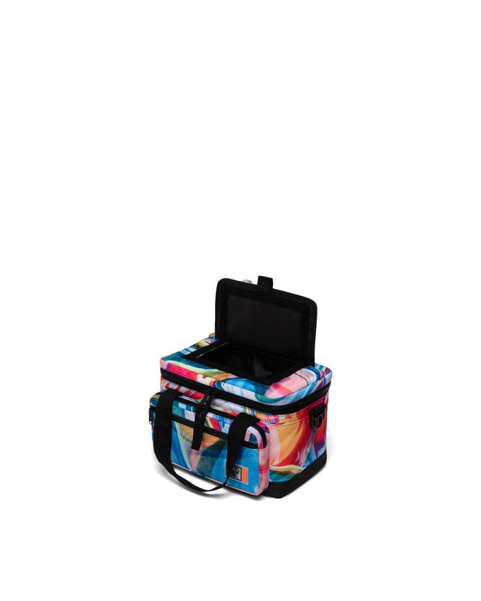 Herschel Pop Quiz Cooler 12 Pack Insulated Paint Pour Multi