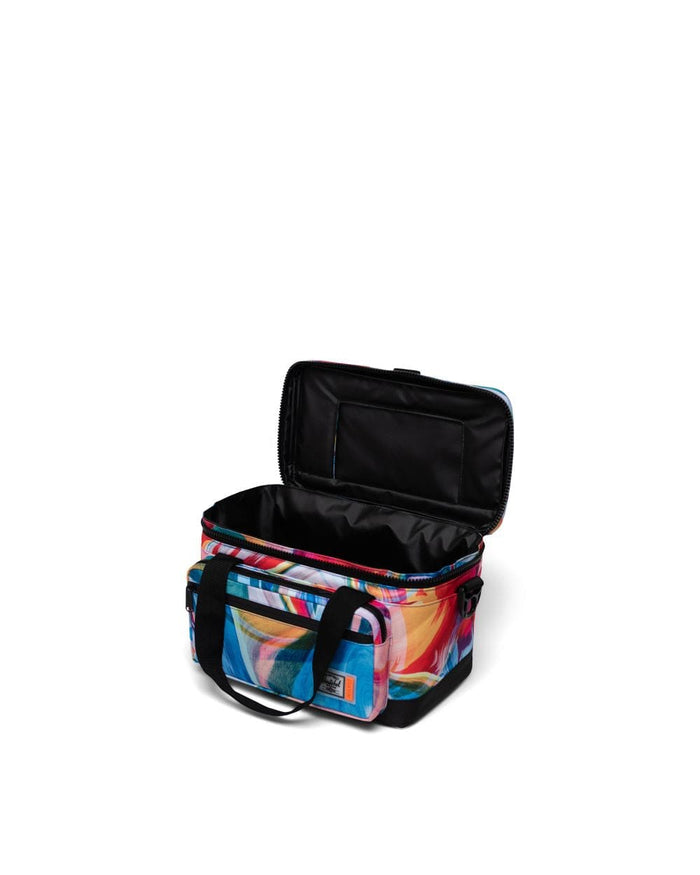 Herschel Pop Quiz Cooler 12 Pack Insulated Paint Pour Multi