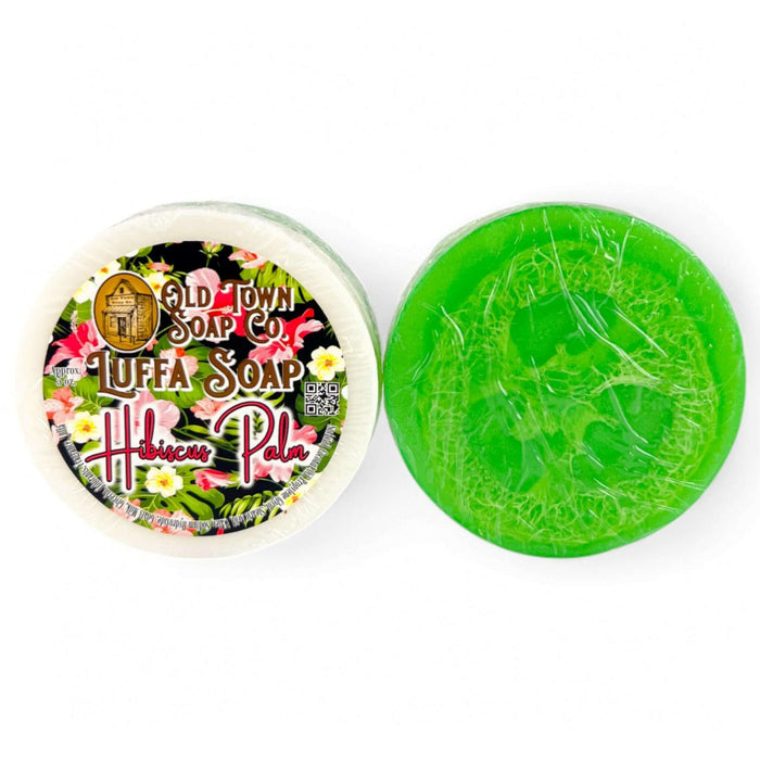 Hibiscus Palm -Luffa Soap - Old Town Soap Co.