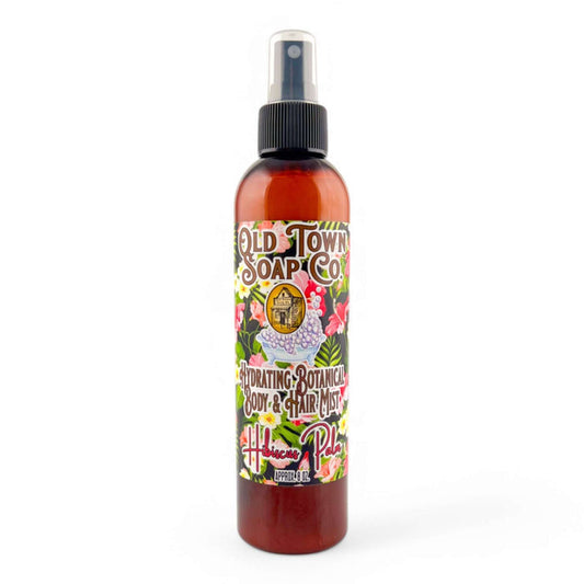 Hibiscus Palm Body & Hair Mist - Old Town Soap Co.