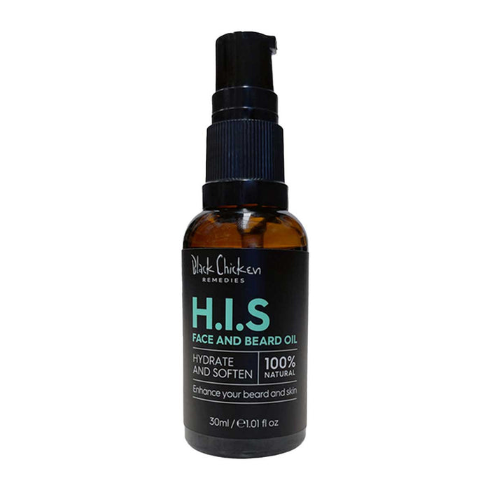 Black Chicken Remedies H.I.S Face and Beard Oil _1