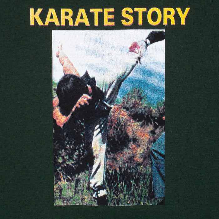 Hockey Skateboards Karate Story Hoodie Dark Green