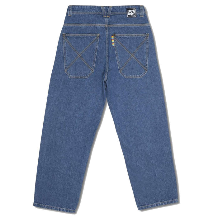 HomeBoy X-Tra Baggy Jeans Pant Washed Blue