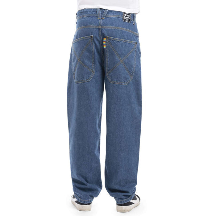 HomeBoy X-Tra Baggy Jeans Pant Washed Blue