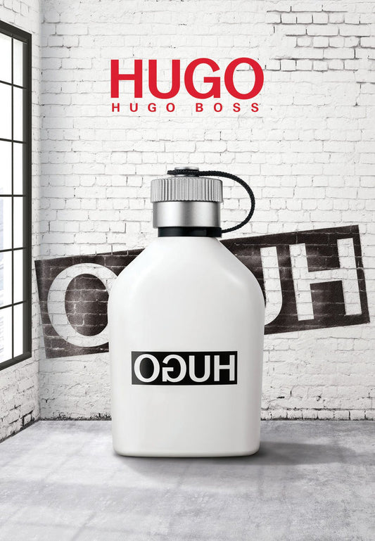 Hugo Boss Reversed EDT Spray For Men - bottle front view