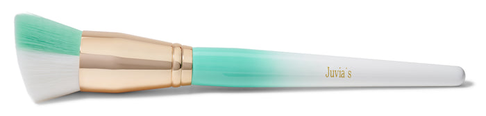 I Am Magic Flat Top Foundation Brush- Blue and White