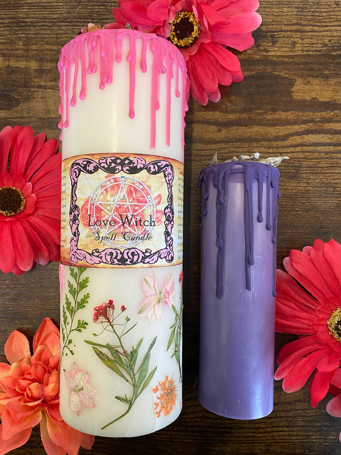 Love Witch Jumbo Pillar Candle