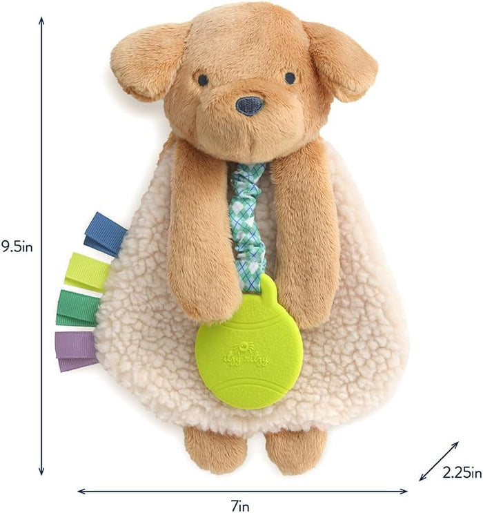 Itzy Ritzy Itzy Lovey Plush with Teether - Puppy