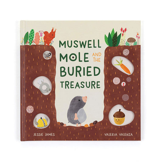 Jellycat 'Muswell Mole and the Buried Treasure' Book