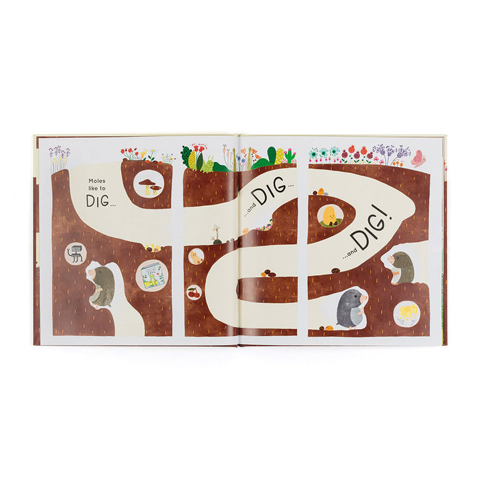 Jellycat 'Muswell Mole and the Buried Treasure' Book