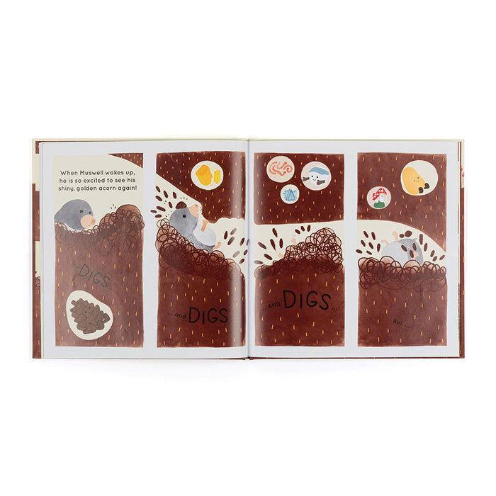 Jellycat 'Muswell Mole and the Buried Treasure' Book