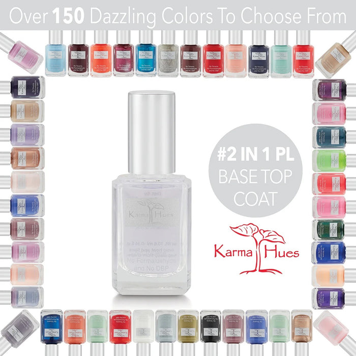 Karma Organic Spa - Karma Naturals 2 in 1 Base & Top Coat - Nail Polish