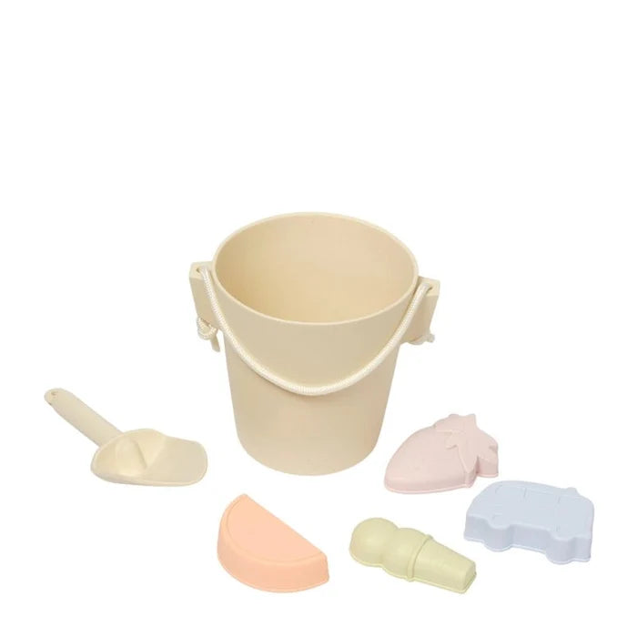 Kids Beach Silicone Bucket & Spade Set - 6pcs