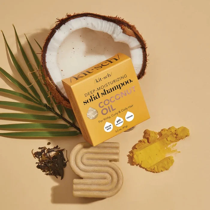 Kitsch Coconut Oil Deep-Moisturizing Solid Shampoo Bar