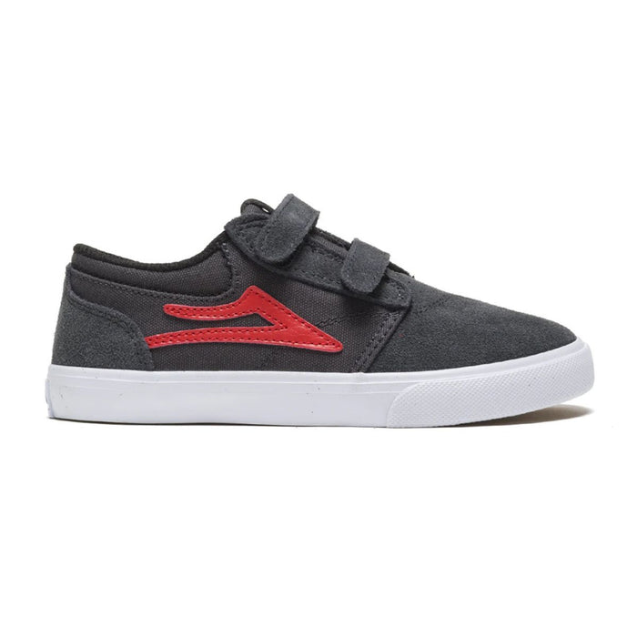 Lakai Griffin Kids Charcoal/Flame Suede