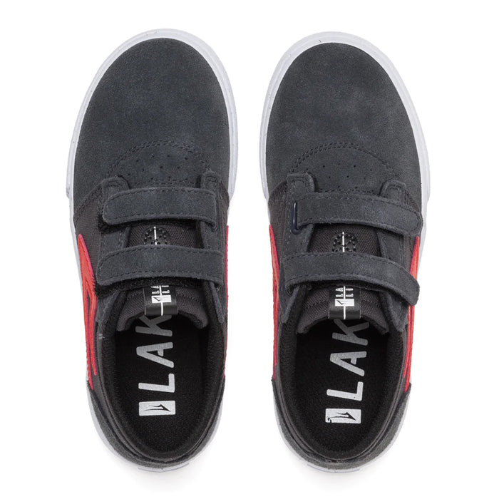 Lakai Griffin Kids Charcoal/Flame Suede