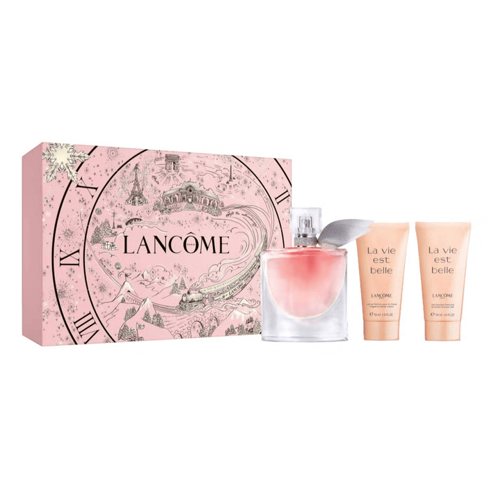 Lancome Women's Perfume Lancome La Vie Est Belle Eau de Parfum Women's Gift Set Spray (30ml) with Shower Gel and Body Lotion