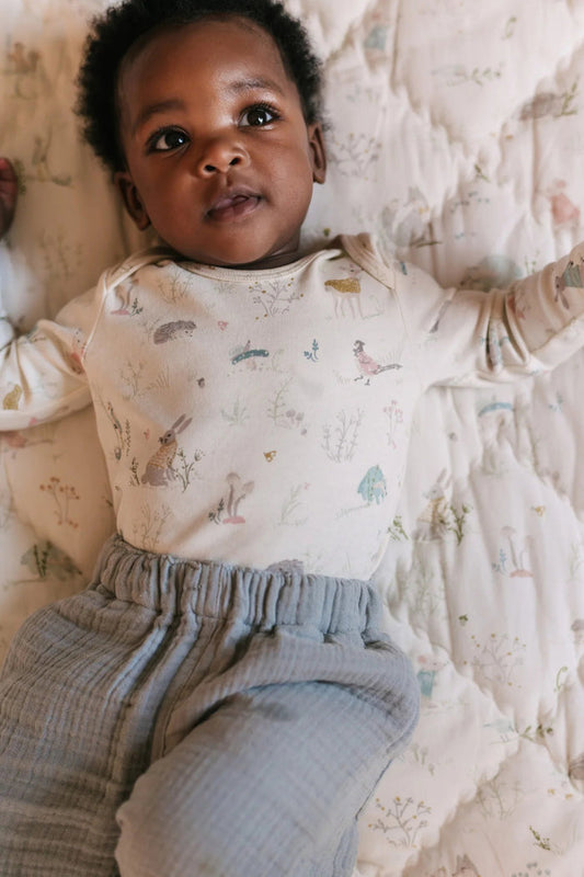 Lap Shoulder Onesie | Pehr