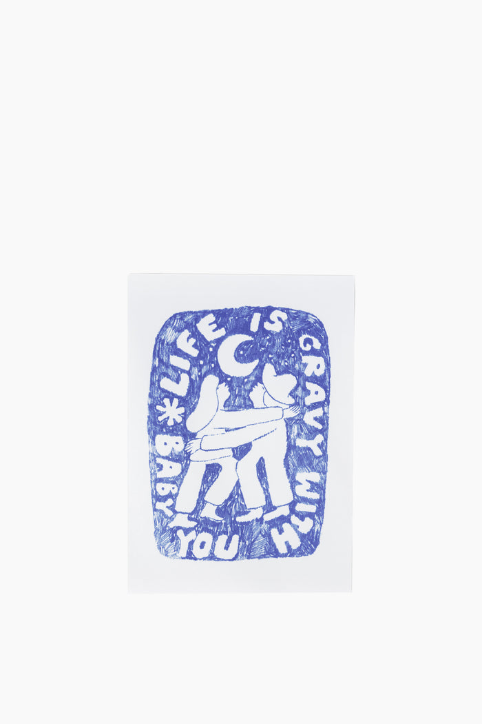 Life is Gravy With You Baby Card