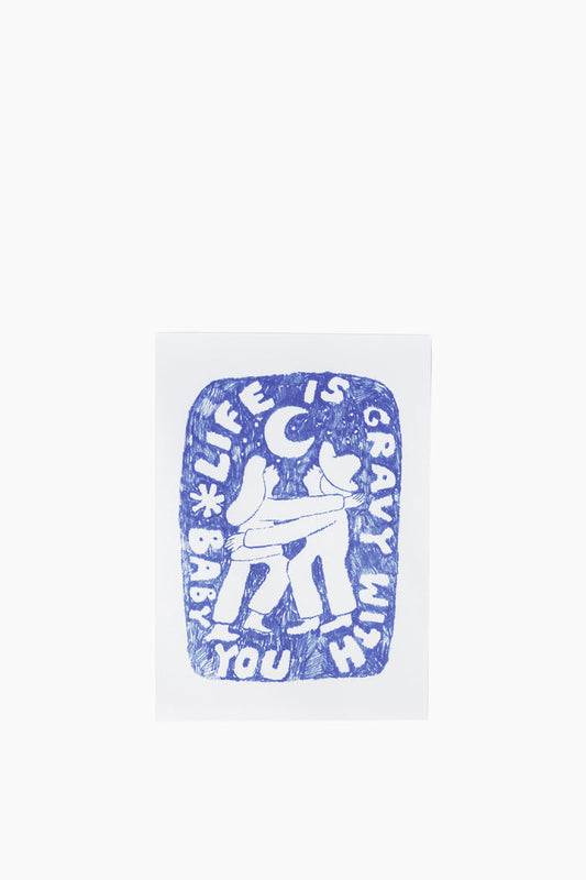 Life is Gravy With You Baby Card