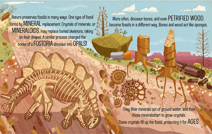 Little Leonardo's Fascinating World of Paleontology Book