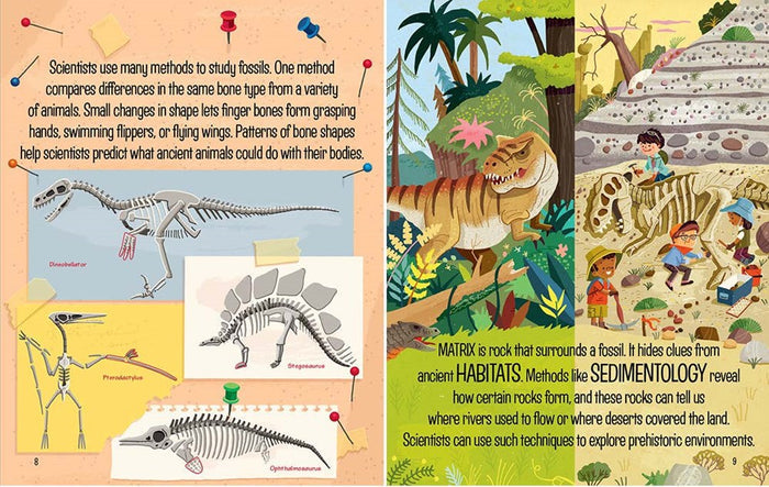 Little Leonardo's Fascinating World of Paleontology Book