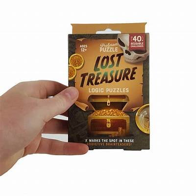 Lost Treasure Logic Puzzles 40 Reusable Challenges