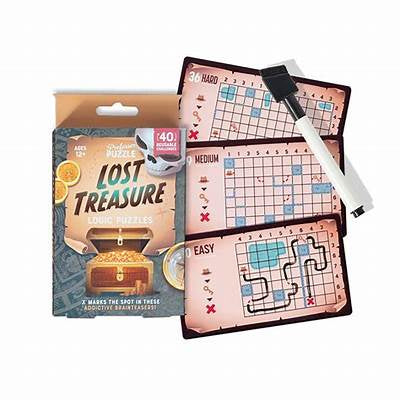 Lost Treasure Logic Puzzles 40 Reusable Challenges