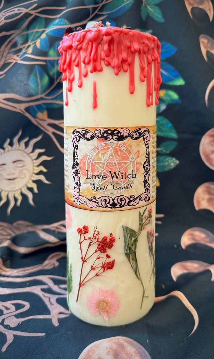 Love Witch Jumbo Pillar Candle