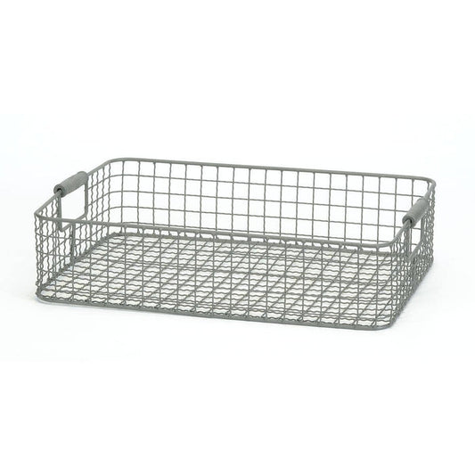LOW RECTANGULAR WIRE BASKET - Magnolia Lane co. Home + Garden + Gift