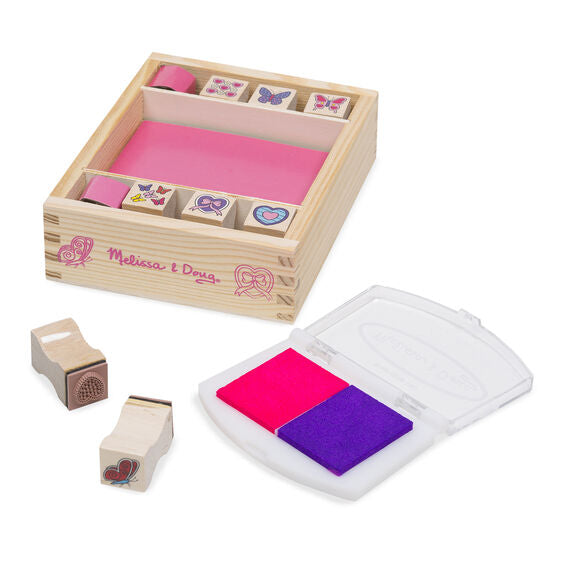 Melissa & Doug Butterfly & Hearts Stamp Set
