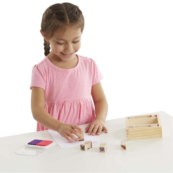 Melissa & Doug Butterfly & Hearts Stamp Set